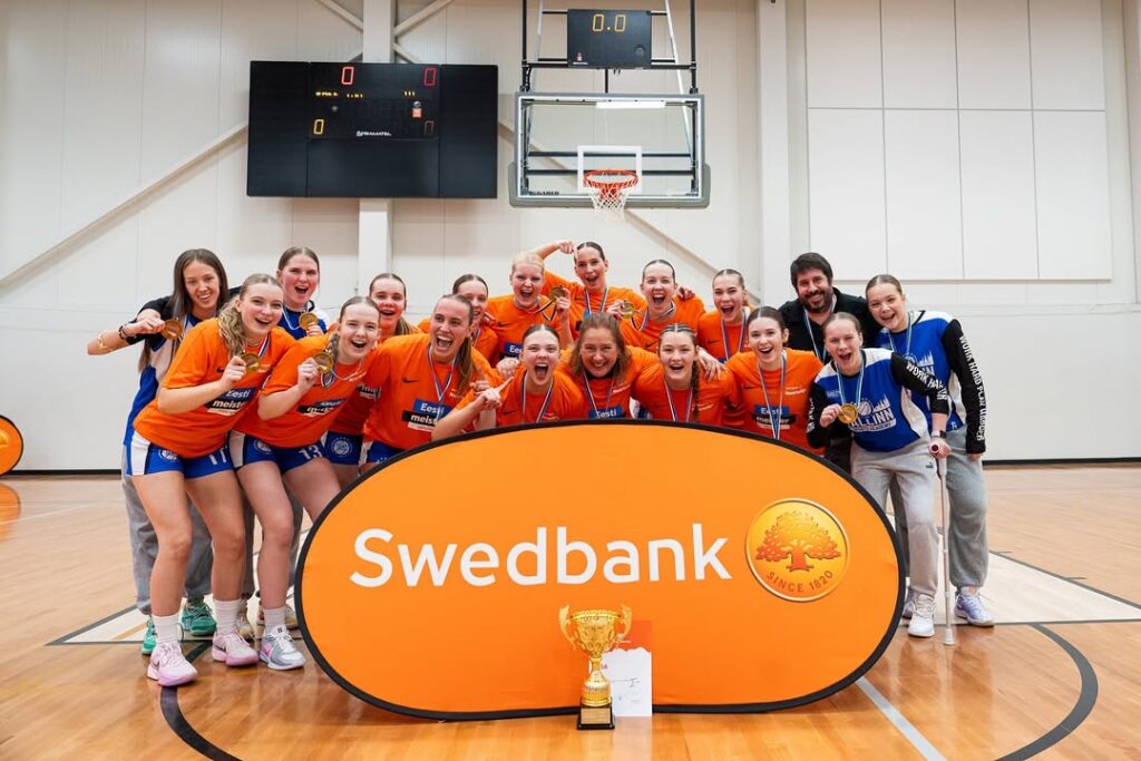 TSA TALLINNA SPORDIAKADEEMIA NEIUD VÕITSID U19 SWEDBANK KULLA